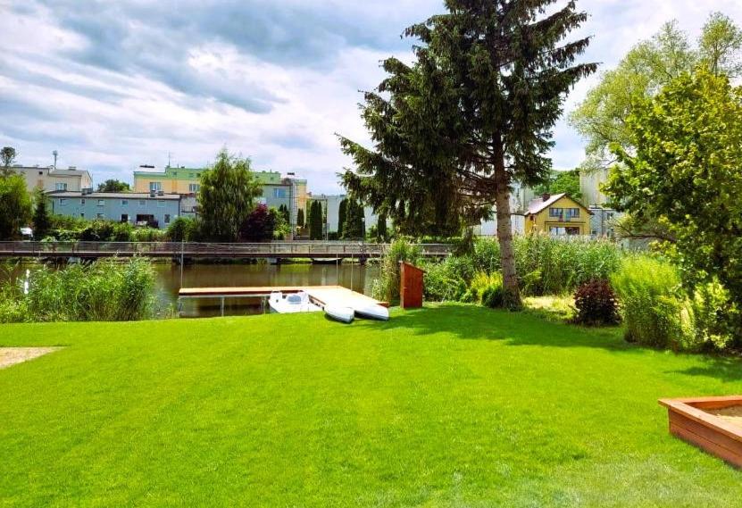 4Jeziora - Prywatny Dostep Do Rzeki, Pomost, Ogrodem, Wiata Grillowa, Rowerek Wodny, Kajaki I Sup W Cenie, Parking, Psiaki Dozwolone Илава Экстерьер фото
